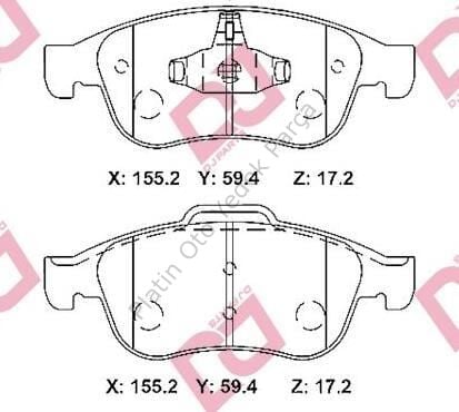 FREN BALATASI ON MEGANE III FLUENCE TALIANT DOKKER DUSTER LODGY 8660000781 440603905R 410607115R 410605961R 410601306R