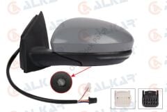 DIS DIKIZ AYNASI SOL ELEKTRIKLI ISITMALI ASTARLI OTOMATIK KATLANIR SINYALLI 11 PIN 963664523R 963027851R 963737470R 963012196R 963742692R