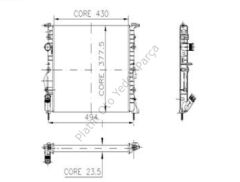 SU RADYATORU 2 SIRA AL-PL CLIO II SYMBOL 1.5 7700838134