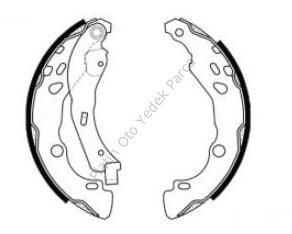 ARKA FREN BALATASI DUSTER LOGAN CLIO II 7701206429