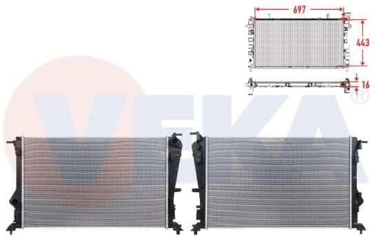 SU RADYATORU BRAZING MEGANE IV 1.5 DCI EURO 6 214102845R