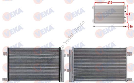 KLIMA RADYATORU RENAULT MEGANE IV 1.5 DCI EURO 6 921004575R