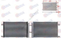 KLIMA RADYATORU RENAULT MEGANE IV 1.5 DCI EURO 6 921004575R