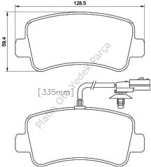 ARKA FREN BALATASI DISK MASTER III 10> 4406000Q0H 440600264R 440601147R 440601186R 440603321R 44060