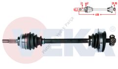 KOMPLE AKS SOL ON CLIO II 1.5 DCI ABSLI 44 DIS YAYLI TIP UZUNLUK 630 mm 1998-2005 7711135894 8200064948 8200483591