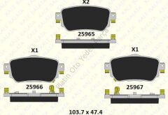 ARKA FREN BALATASI KADJAR D4060-ACA0A 440603981R