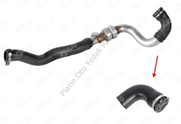 TURBO HORTUMU KUCUK METAL PARCA HARIC DUSTER 1.5 DCI 8200598006
