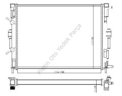 SU RADYATORU MEGANE II 1.5DCI MEGANE II 1.4-1.6 16V 8200357536