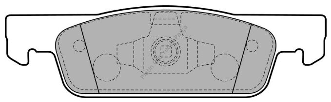 ON BALATA CLIO IV 0.9 TCE 1.2 1.5DCI DUSTER LOGAN II  SANDERO II 1.2-1.5DCI 410602581R 410605612R 410605951R