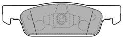 ON BALATA CLIO IV 0.9 TCE 1.2 1.5DCI DUSTER LOGAN II  SANDERO II 1.2-1.5DCI 410602581R 410605612R 410605951R