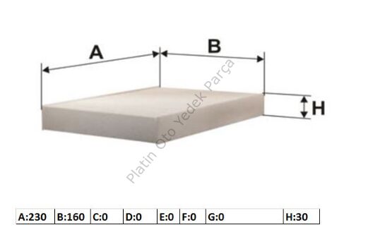 POLEN FILTRESI CLIO II KANGO MEGANE II 7700424098 7701044813 7711228912