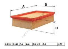 HAVA FILTRESI LAGUNA 2.0 16V 7701040285