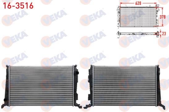 SU RADYATORU MEKANIK DUSTER 1.5DCI (K9K 892-894-896-898) 4X4 M-T AC+ 110 HP 2010- 8200880550 214108807R