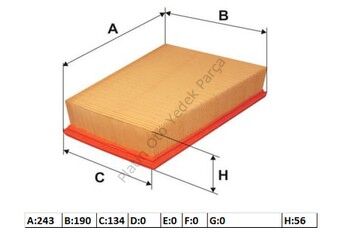 HAVA FILTRESI MEGANE II FLUENCE 8200371661