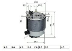 YAKIT FILTRESI QASHQAI 16400JD52C