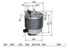 YAKIT FILTRESI QASHQAI 16400JD52C