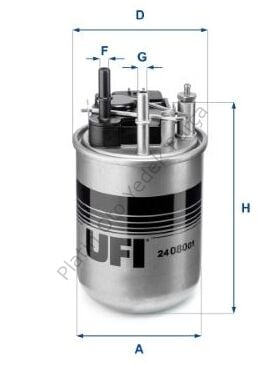 YAKIT FILTRESI JUKE  1.5DCI K9K EURO 164001KB2B