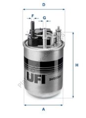 YAKIT FILTRESI JUKE  1.5DCI K9K EURO 164001KB2B